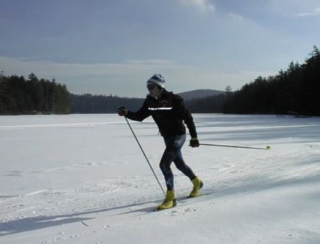 Escuela de esquí de fondo en Alta Saboya 